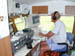 inside the shack, Roger GW4HSH logs another contact