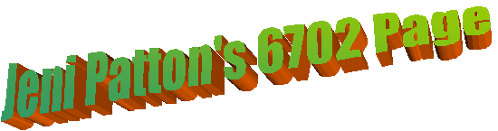 Jeni Patton's 6702 Page