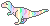 rainbow dino