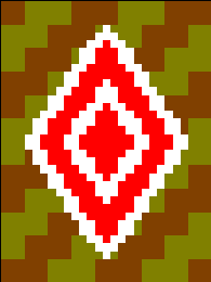 Tukutuku Pattern with Patiki and Poutama designs.