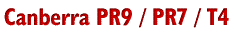 Canberra PR9 / PR7 / T4