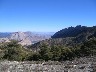 Part way up mt. Mahimon with it to the right and mt. Muela left