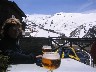 Relaxing at the Sierra Nevada ski resort with Claire (my wife)
