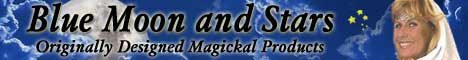 Blue Moon and Stars - Originally designed magickal products