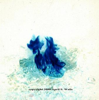 April S. Walls-Stuart - Blue Flames