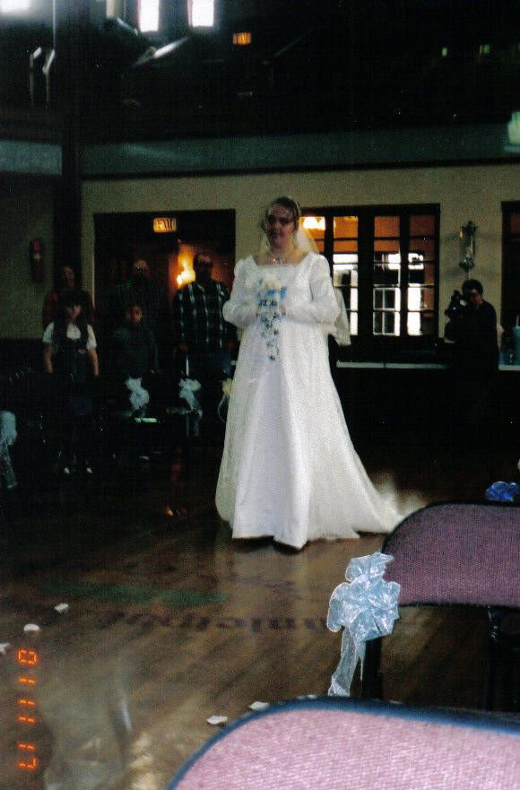The Bride Walking Down The Isle