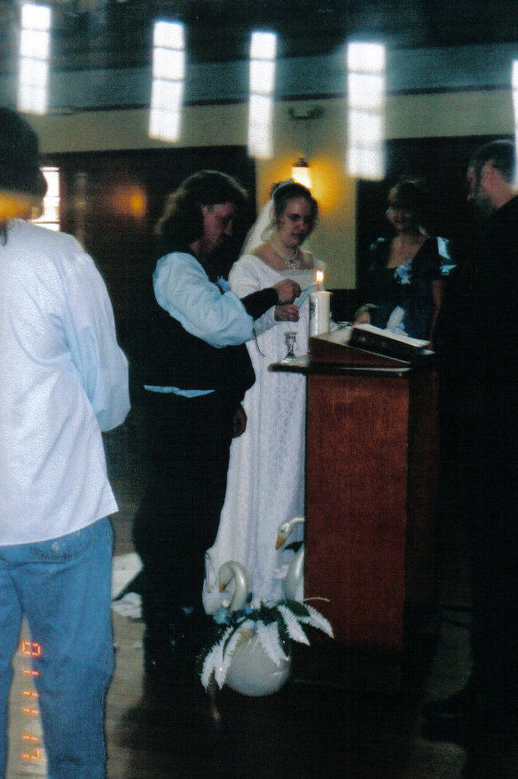 Lighting The Unity Candle