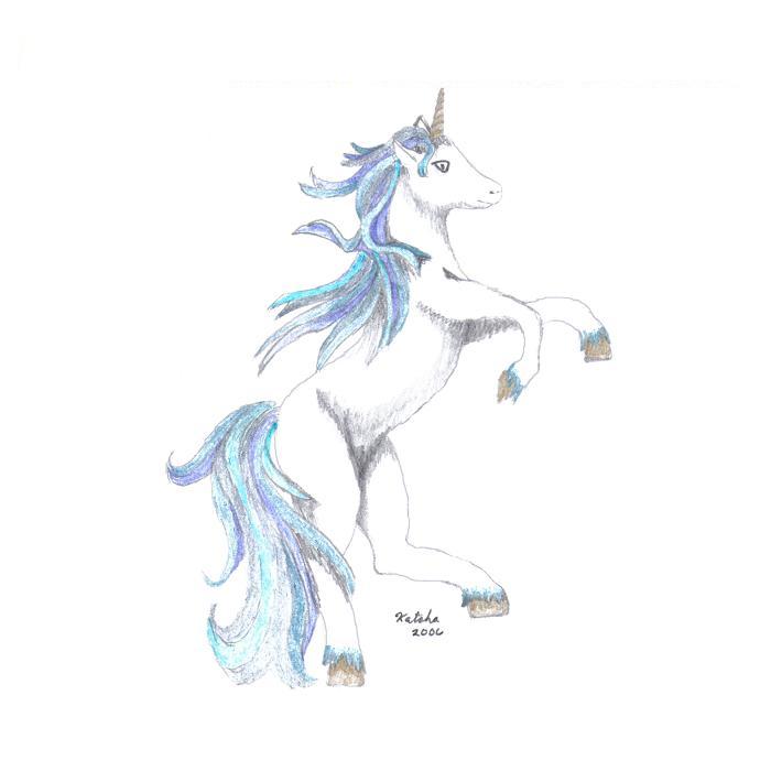 April S. Walls-Stuart - Blue Unicorn