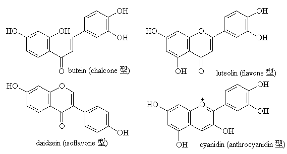 structures of flavonoid