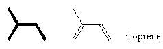 Drawing organic compounds: isoprene
