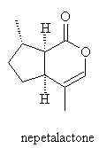 structure of
nepetalactone