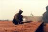 Sweeper at Delhi's Red Fort.