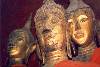 Buddha statues.
