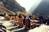 The crew at the Tiger Leaping Gorge.