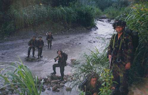 River crossing...