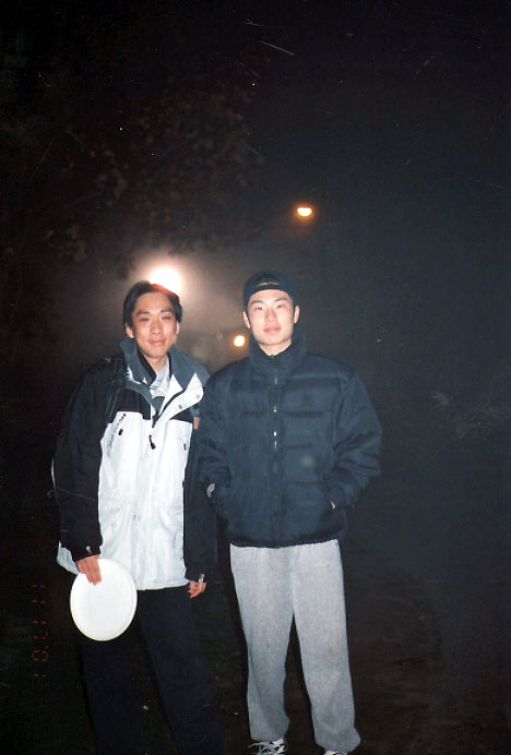 Shaun and Kitae outside Morewood