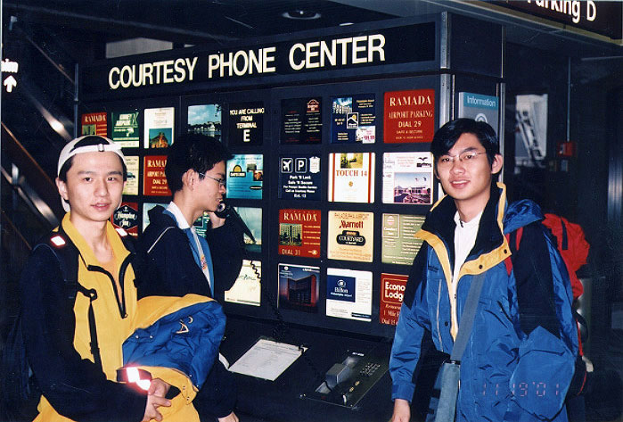 phone booth to try and call for free transport