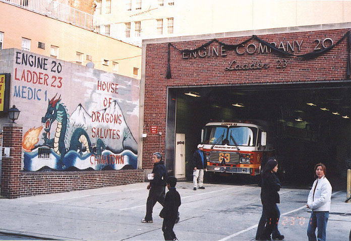 firestation at chinatown..