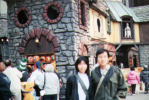 Notice the ghostly figure in the window on the topright...