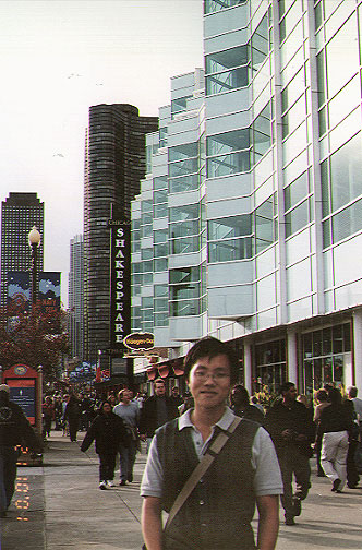 yours truly outside Navy Pier