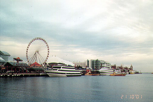 Navy Pier from the side...