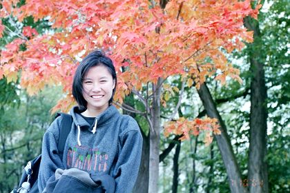 Jiamin and the little tree..