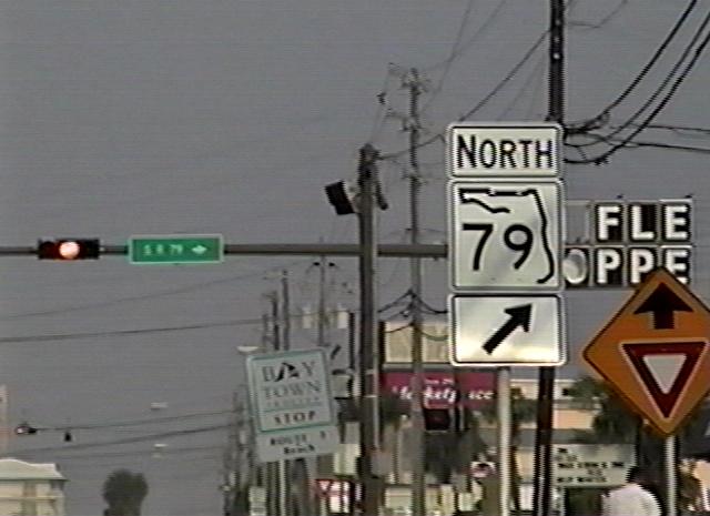 the southern terminus of FLA Highway 79