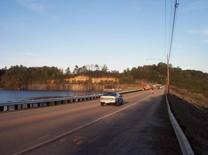 guardrail work on New Watermelon Rd