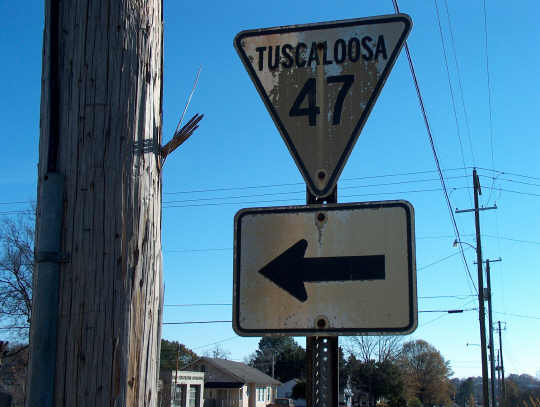 rare highway sign
