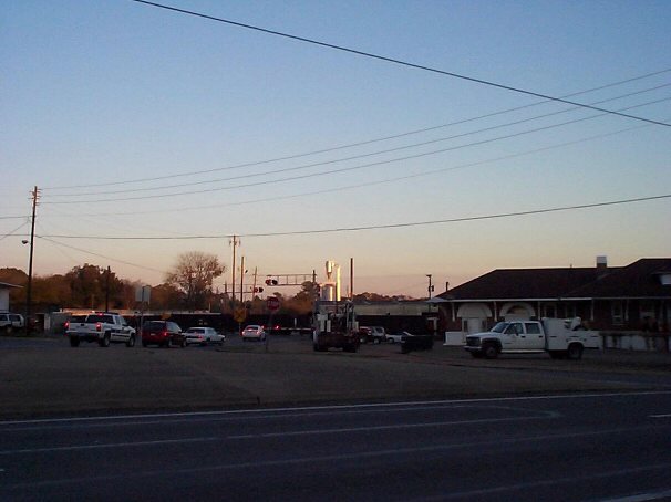Amtrak on Queen City Ave
