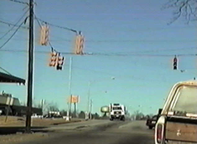 water tower from overpass