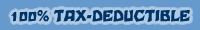 100% TAX-DEDUCTIBLE