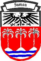 [Wappen des deutschen Schutzgebiets Samoa]