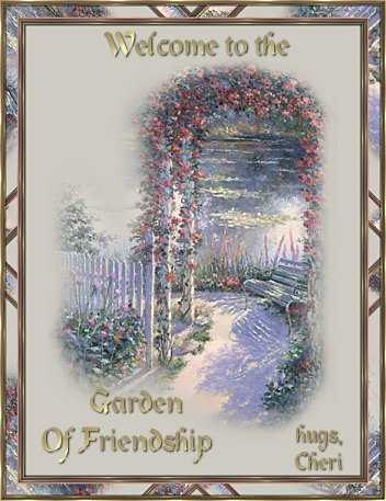 welcome from cheri