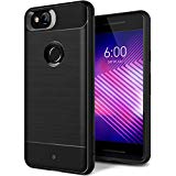 Caseology [Vault Series] Google Pixel 2 Case - [Rugged Matte Finish] - Black