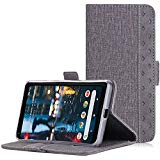 Google Pixel 2 XL Case, ProCase Folio Folding Wallet Case Flip Cover Protective Case for Google Pixel 2 XL (2017 Release), with Card Slots Cash Clip and Kickstand -Grey