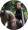 Seeth on a horse