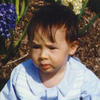 Sebastian in Missouri Botanical Garden in April 1996