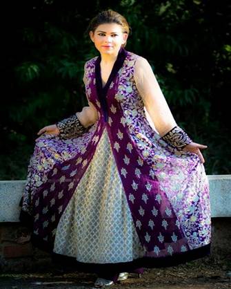 Latest Frocks Designs Winter Dresses 2014 For Girls (8)