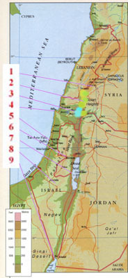 Map  of  Israel