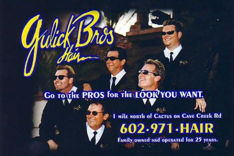 Gulick Bros Hair -- Go to the PROS for the look you want: 602-971-HAIR