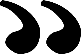 large close quotation mark icon - © copyright hajnal womack 2019 all rights reserved