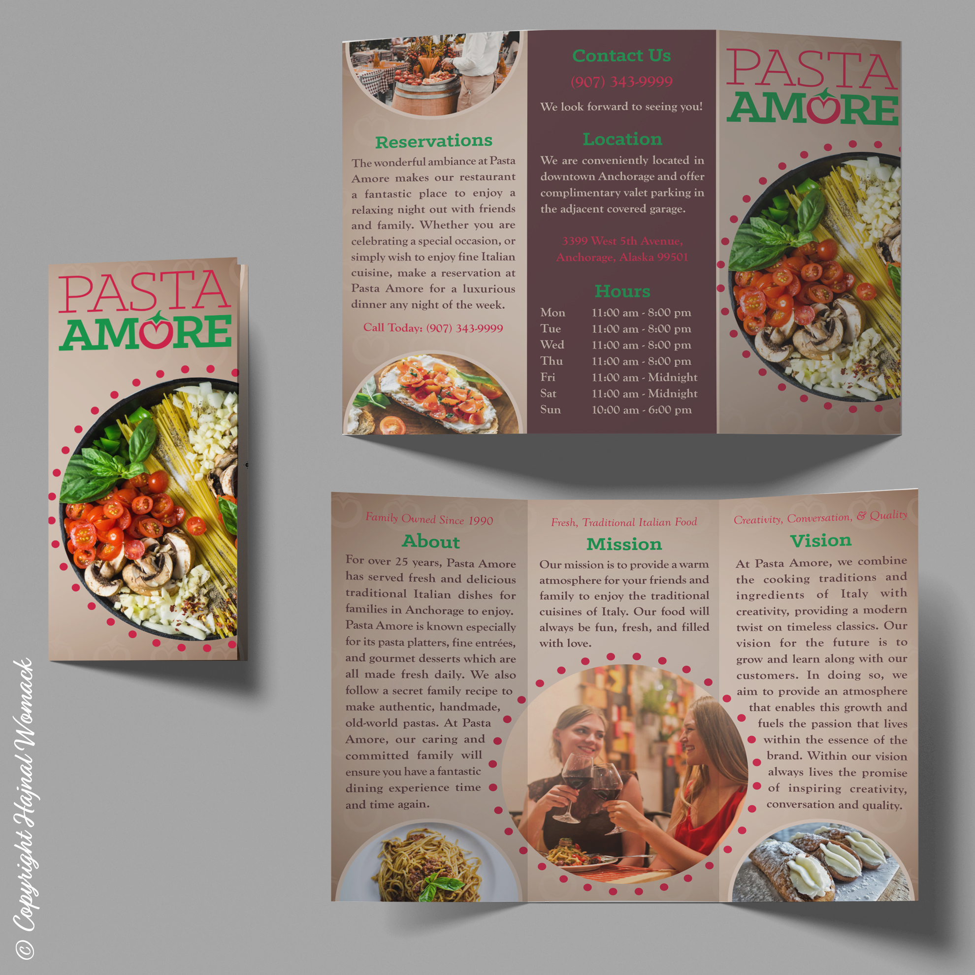 hajnal womack pasta amore brochure - © copyright hajnal womack 2019 all rights reserved