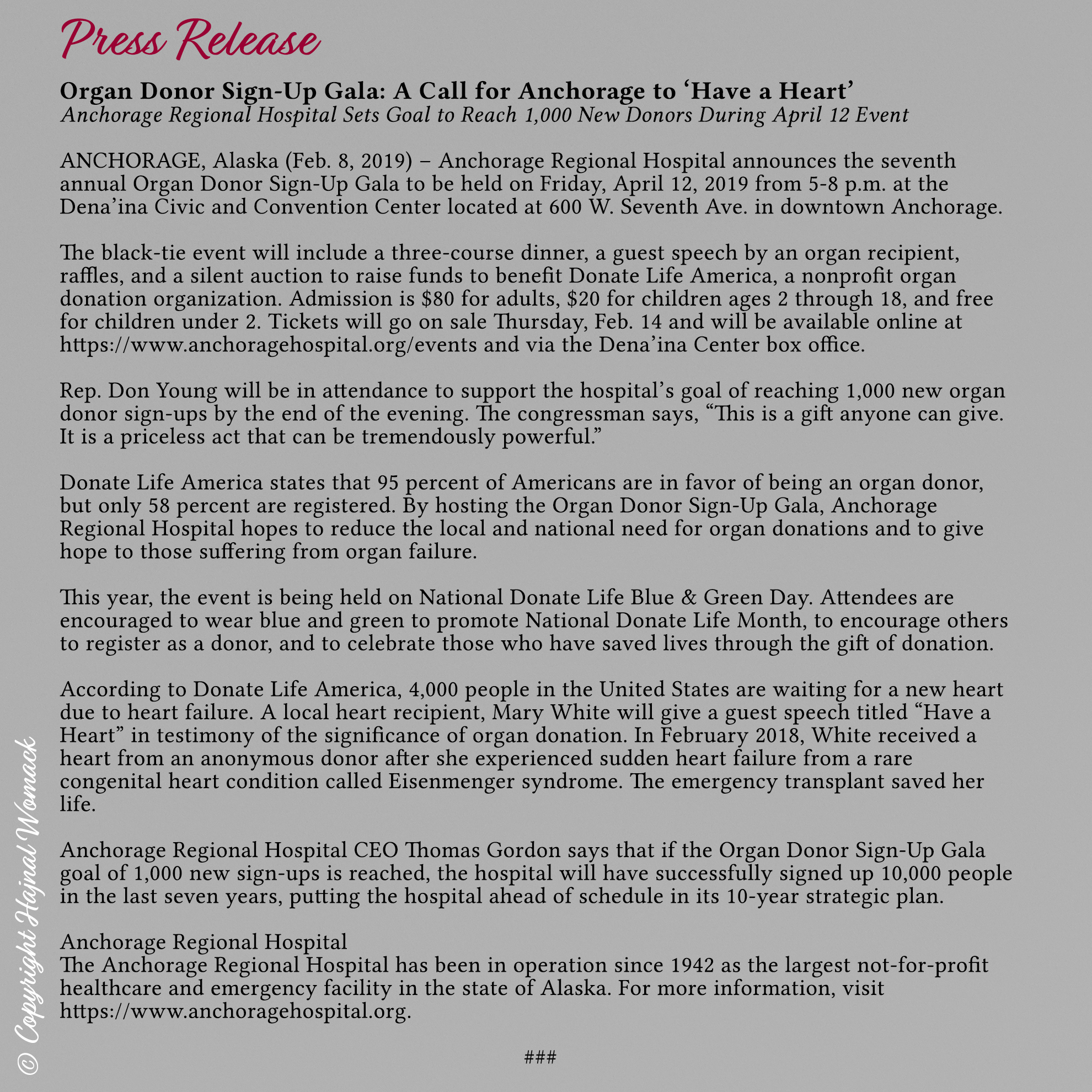 hajnal womack press release clip - © copyright hajnal womack 2019 all rights reserved