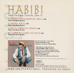 HABIBI - NO PUEDO VIVIR SIN TI