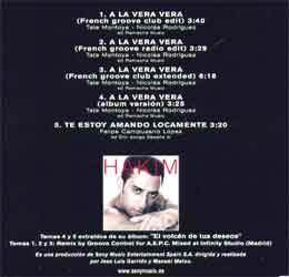 A LA VERA VERA FRENCH GROOVE REMIXES