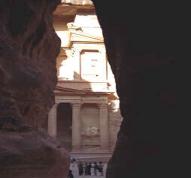 First sight of al Khazneh