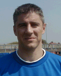 Mark Hallam got Town's first goal