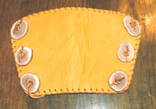 Elk Armguard With Elk Antler Buttons