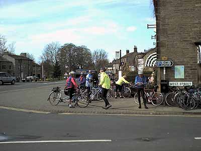 picture at cafe, Gargrave, Spring into the Dales, 2007